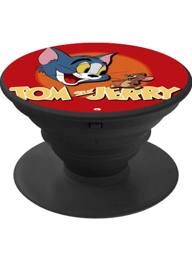 بي بي حامل هاتف بوب سوكيت بطبعة توم وجيري أسود / أحمر / أزرق - Image 1