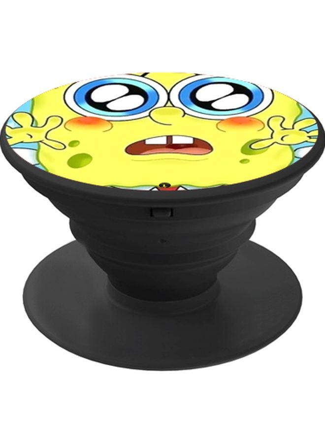 بي بي حامل هاتف بوب سوكيت بطبعة سبونج بوب أسود/ أصفر/ أزرق - Image 1