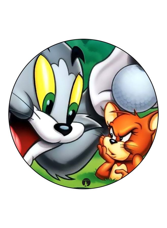 BP Tom And Jerry Printed Board Pin Grey/Brown/Green