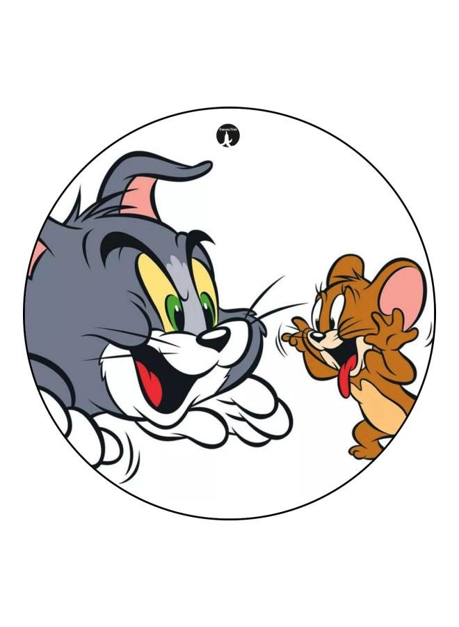 BP Tom And Jerry Printed Board Pin White/Grey/Brown