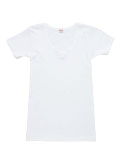 Solid Undershirt White
