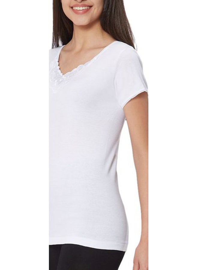 BYC Solid Undershirt White - Image 3
