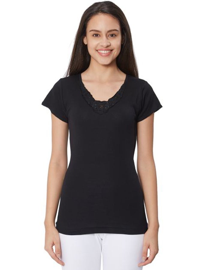 BYC Solid Undershirt Black - Image 1