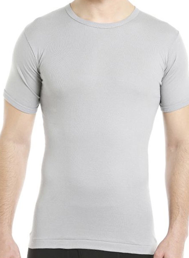 BYC Solid Undershirt Dark Grey - Image 4