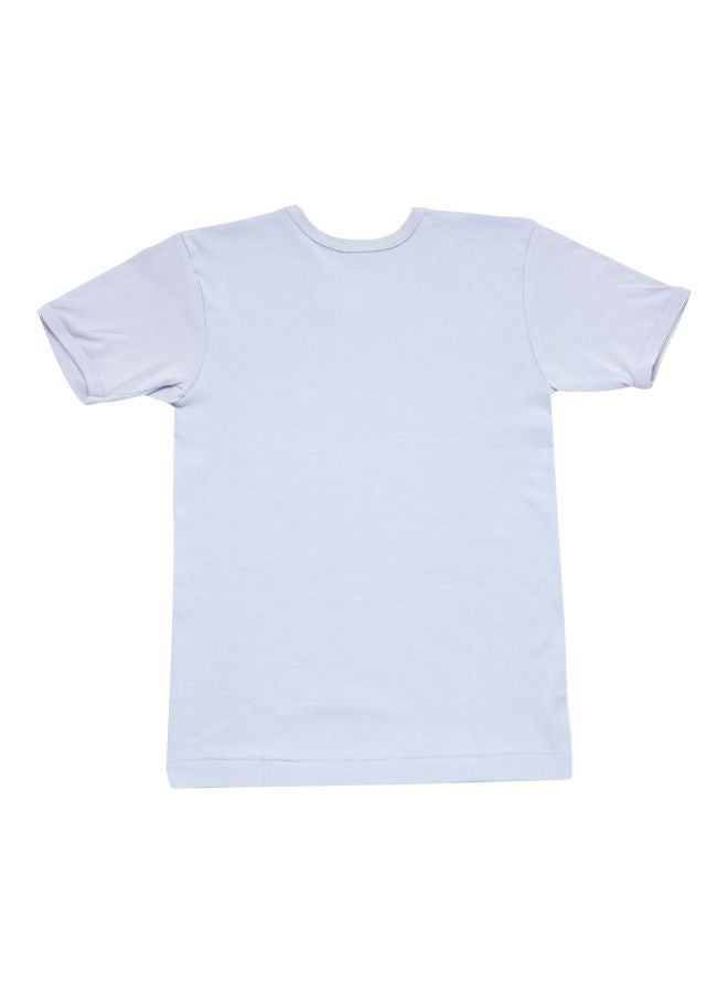 BYC Solid Undershirt Light Grey - Image 2