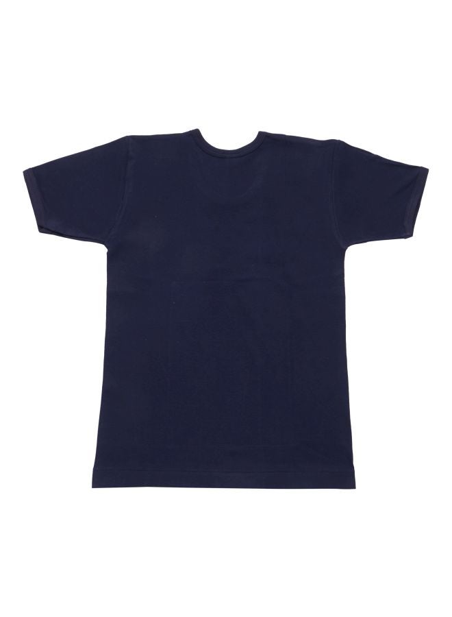 BYC Solid Undershirt Navy Blue - Image 2