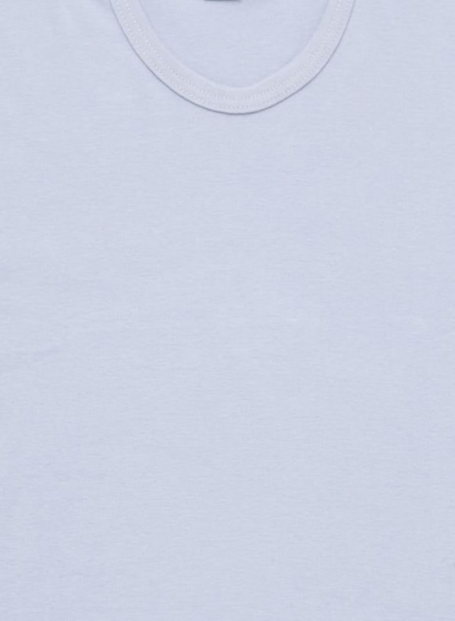 BYC Solid Undershirt Light Grey - Image 3