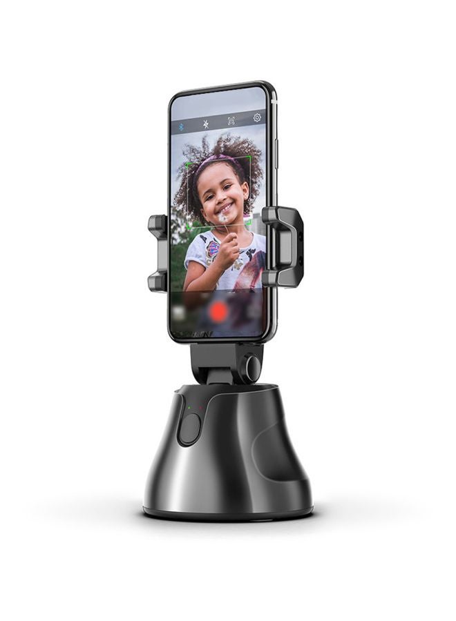 360-Degree Face Tracking Selfie Gimbal Black - Image 2