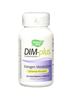 DIM-Plus Estrogen Metabolism Dietary Supplement - 120 Vegetarian Capsules