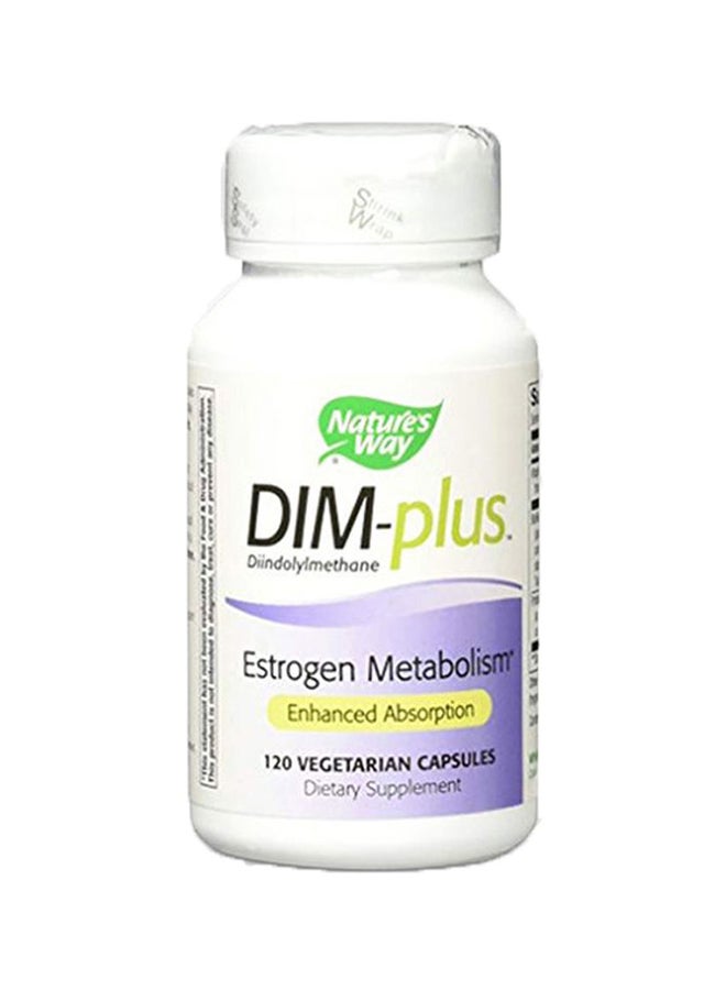 Nature's Way - DIM-Plus Estrogen Metabolism Dietary Supplement - 120 Vegetarian Capsules - Image 1