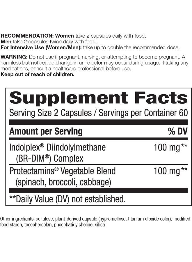Nature's Way - DIM-Plus Estrogen Metabolism Dietary Supplement - 120 Vegetarian Capsules - Image 1