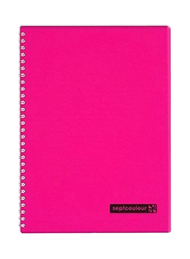 Septcouleur Spiralbound Notebook Pink