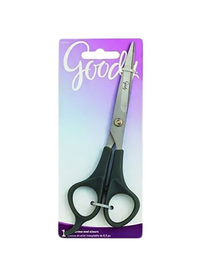 Goody Stainless Steel Hair Cutting Scissor Silver/Black  - Image 1