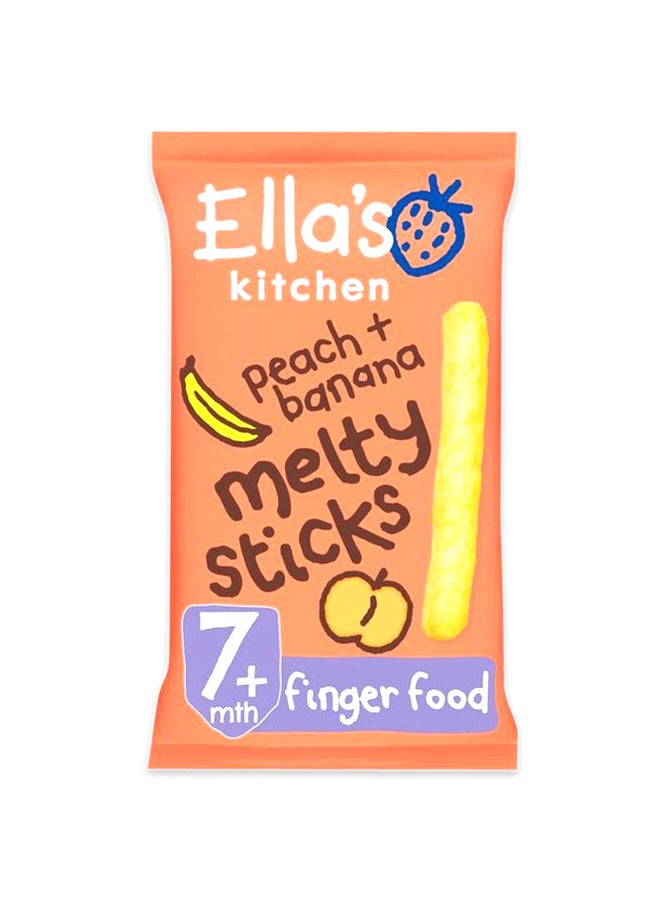 Melty Sticks Peach And Banana Finger Food 16grams