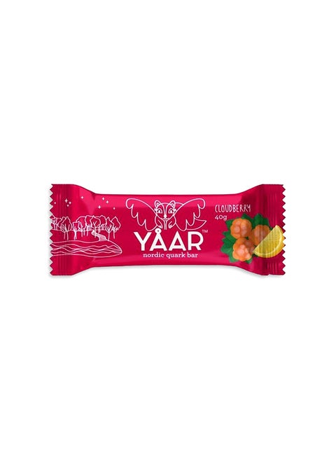 Cloudberry And Lemon Quark Bar 40grams