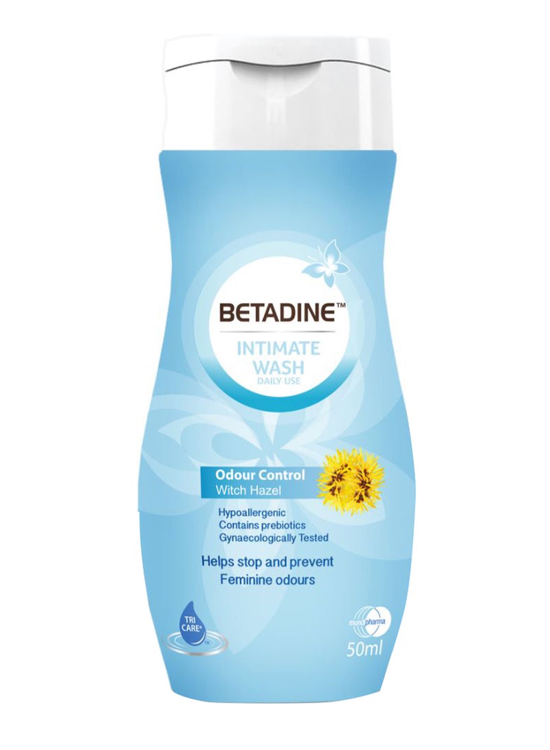Betadine Odour Control Witch Hazel Intimate Wash 50ml