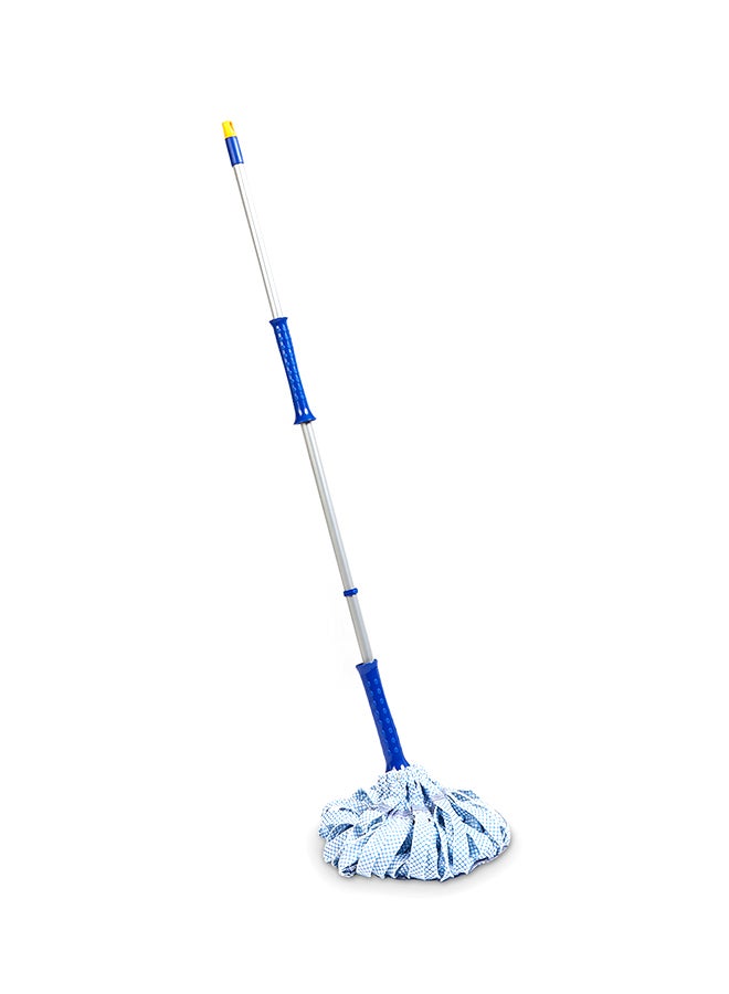 Neco Twist Non Wover Toilet Brush Silver/Blue/White 12cm - Image 1