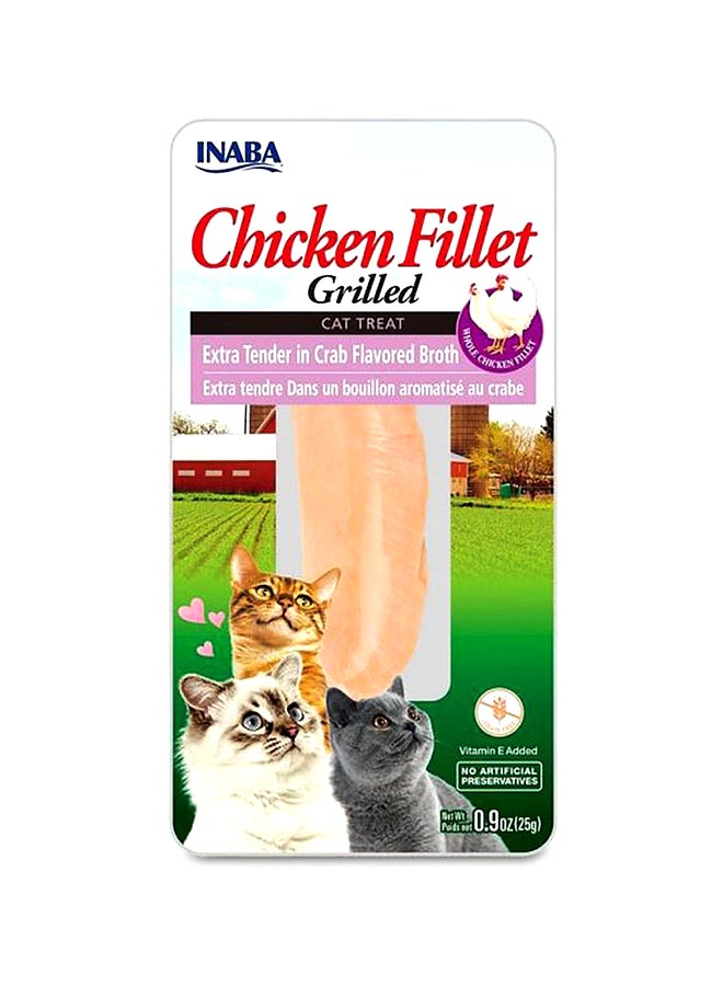 INABA Grilled Chicken Fillet Extra Tender In Crab Broth Brown 25grams - Image 1
