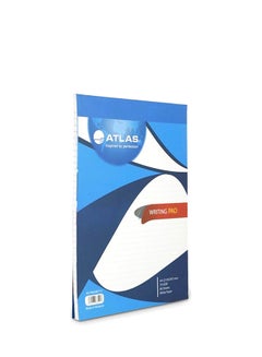 ATLAS A4 Writing Pad White/Blue/Brown  - Image 1