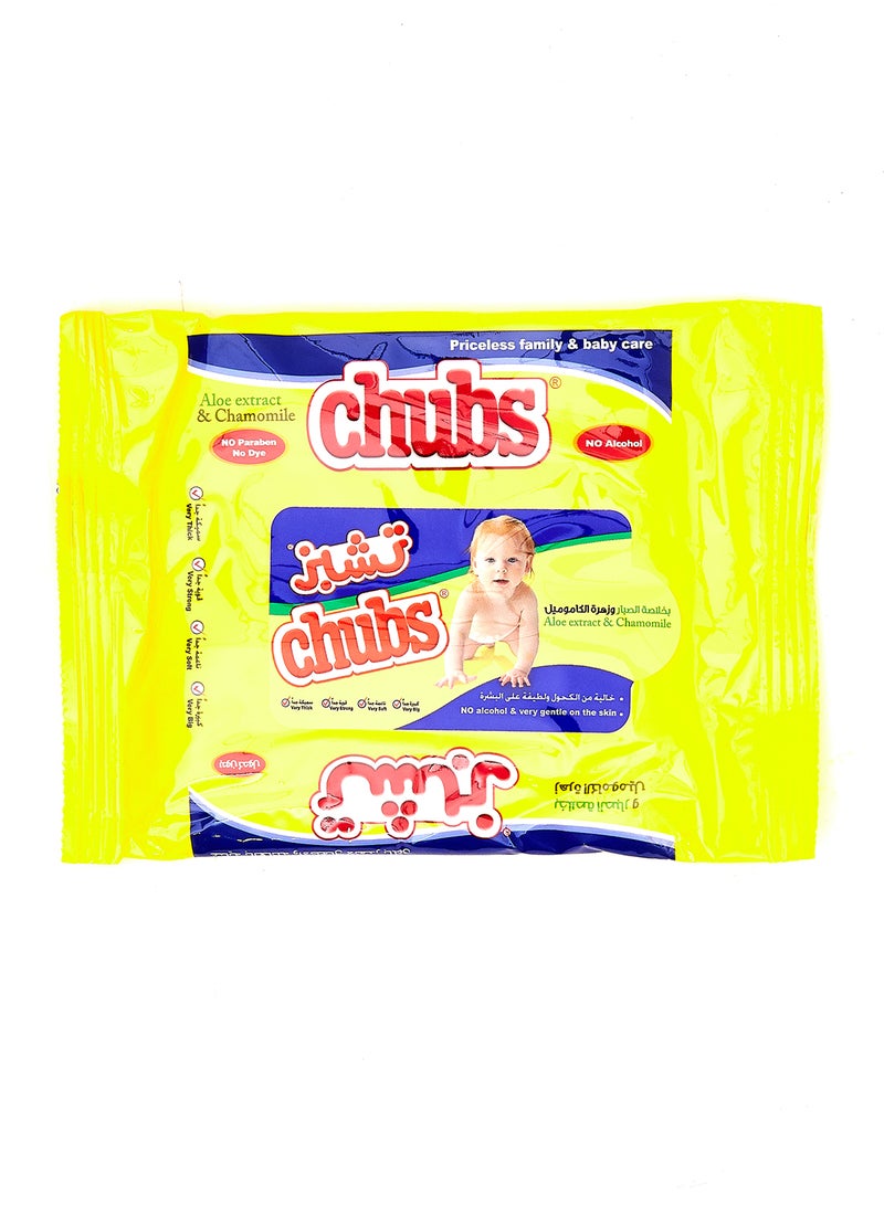 Chubs Baby Wet Wipes With Aloe Extract And Chamomile  - Image 1