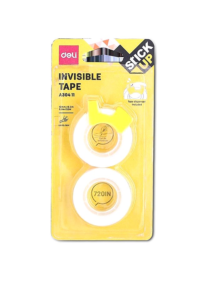 Deli Stick Up Invisible Tape Clear 