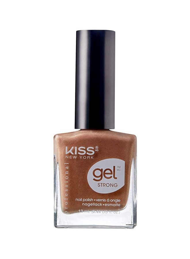 KISS Gel Strong Nail Polish Gold Mine - Image 1