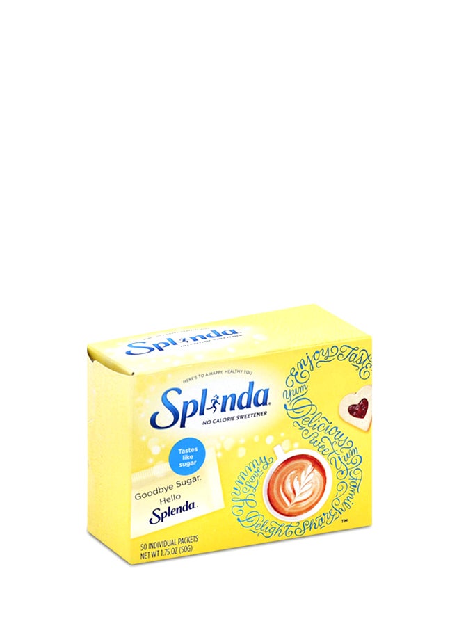 Splenda - No Calorie Sweetener Packets 50grams - Image 1