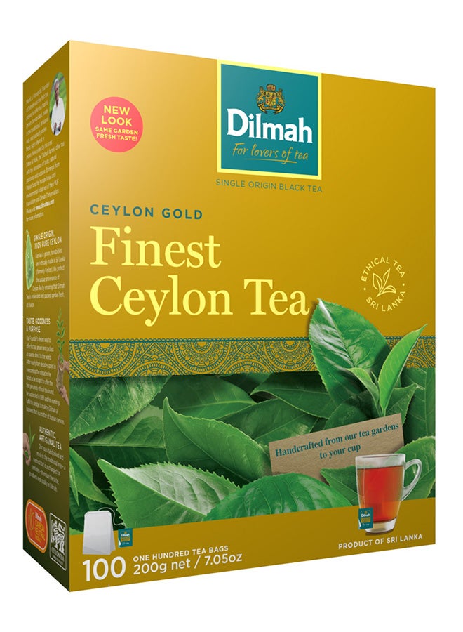 Dilmah Ceylon Gold Tea 100 Bags 200grams