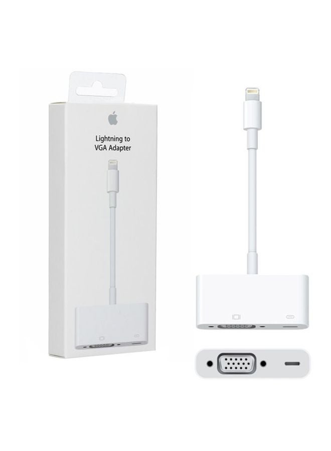 Generic - Lightning To VGA Adapter White - Image 1