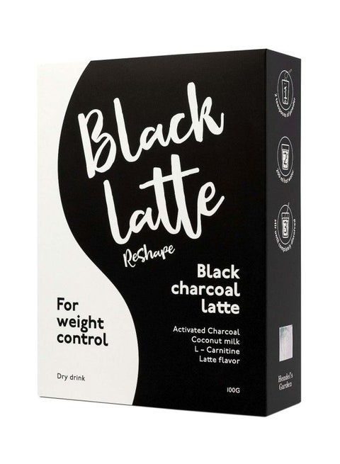 Black Charcoal Latte