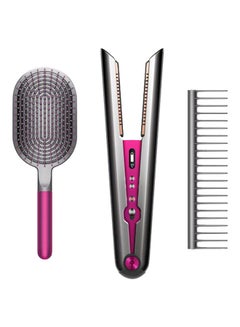Corrale Hair Straightener Gift Set Nickel/Fuchsia