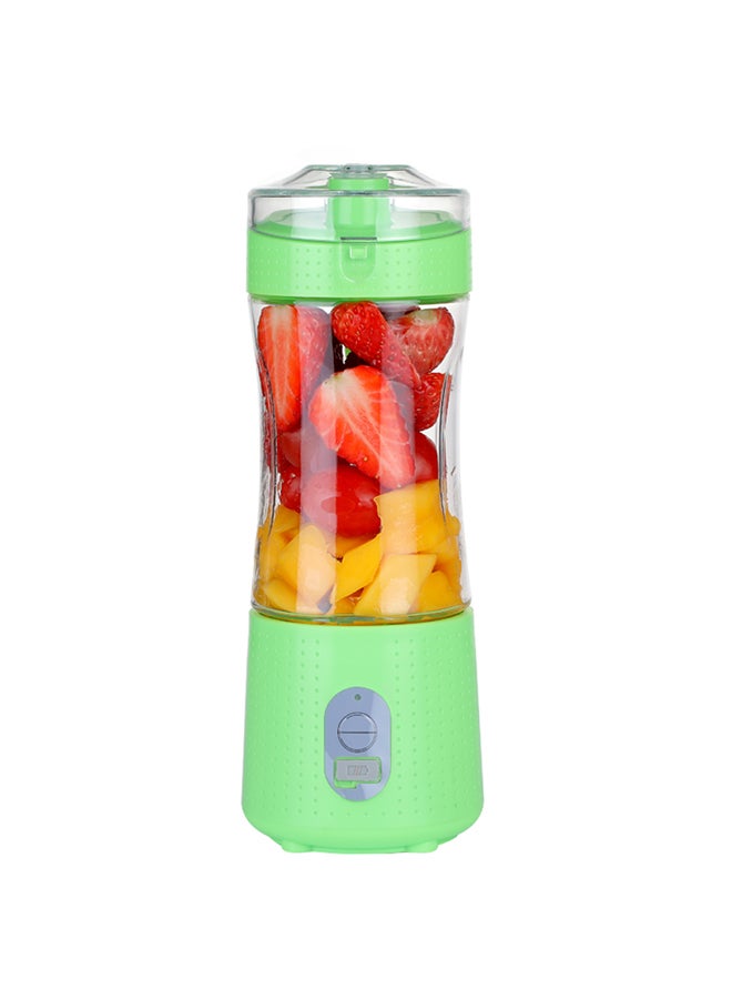 ماركة غير محددة خلاط عصير كهربائي قابل للشحن ومزود بمنفذ USB وبتصميمات متعددة 380.0 ml Blender-04 أخضر  - Image 2