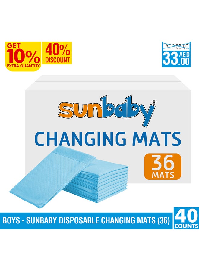 SunBaby Pack Of 36 Disposable Changing Mats  - Image 1