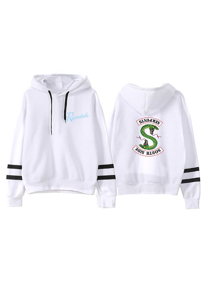 Winter Hooded Sweater White  - Image 1