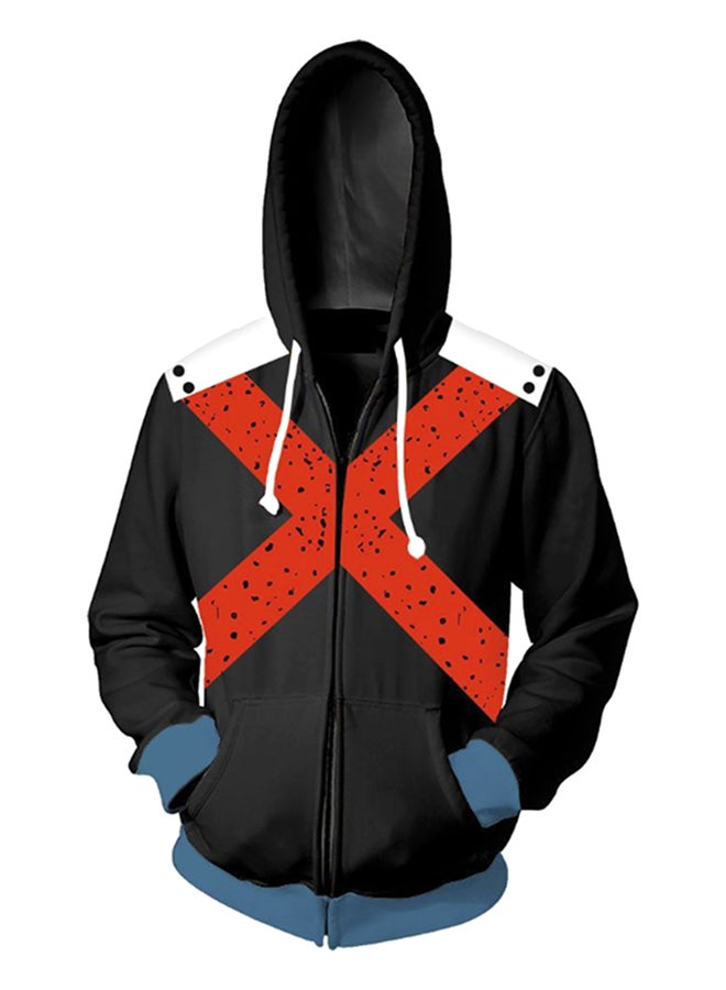 My Hero Academy Series 3D Hoodie Sweater Black - Image 1
