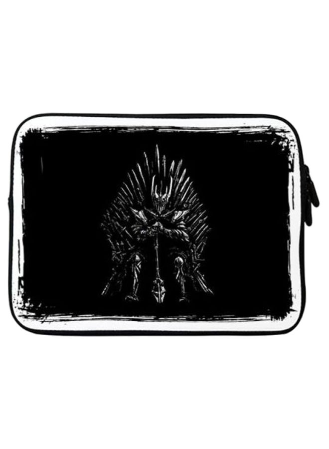 Stylizedd The Iron Throne Got Sleeve For Laptop Black/White - Image 1