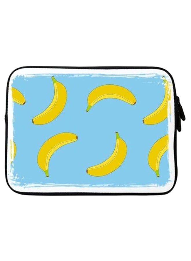 Stylizedd Rolling Bananas Sleeve For Laptop Blue/Yellow  - Image 1