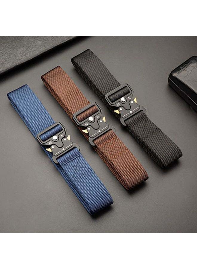 Tactical Military Belt Dark Blue/Black  - Image 3