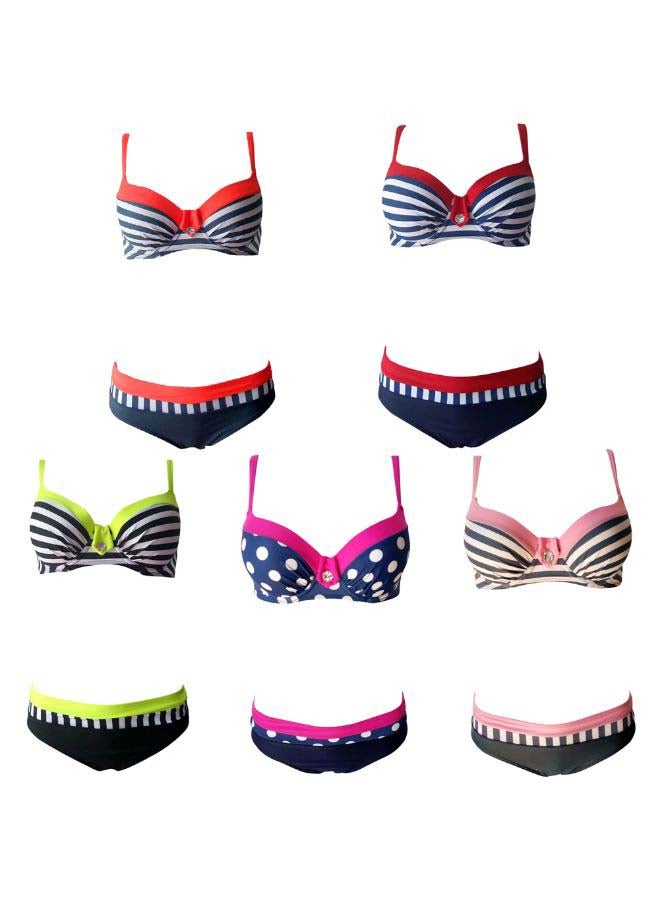 Women Bikini Set Swimwear Pink  - Image 2