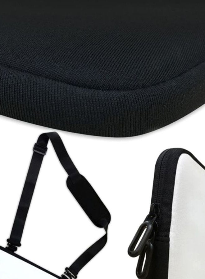 ستايلايزد حافظة لابتوب فاخرة وعصرية مع حزام بطبعة كلمة "Bolo" بلون أخضر أخضر/برتقالي - Image 3