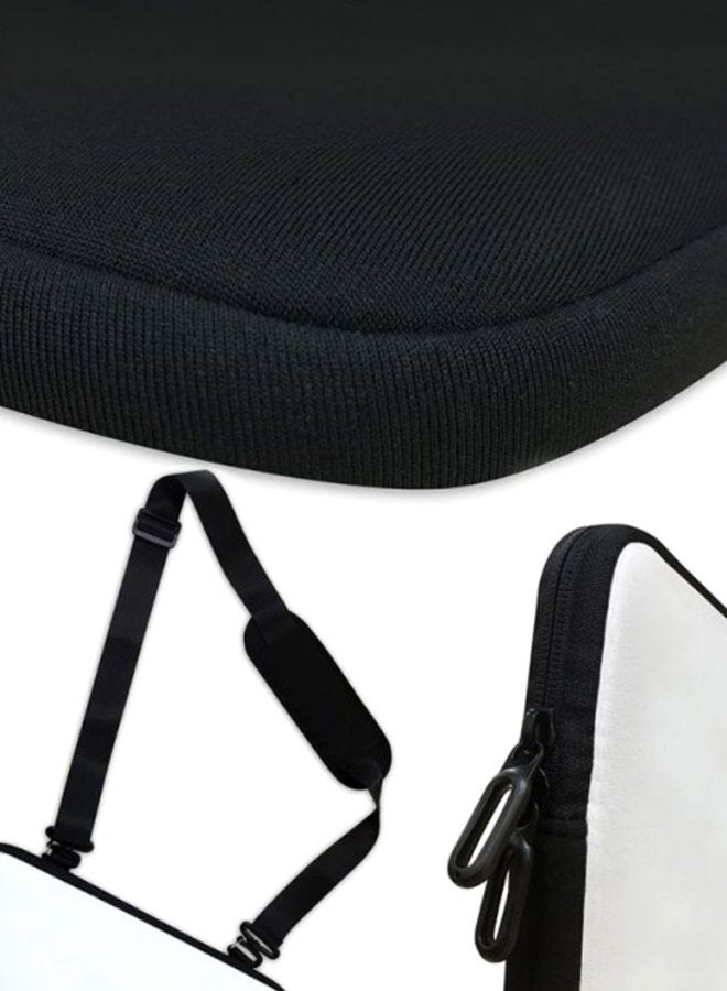 Stylizedd Blooming Flower Premium Designer Sleeve With Strap For Laptops Multicolour - Image 3