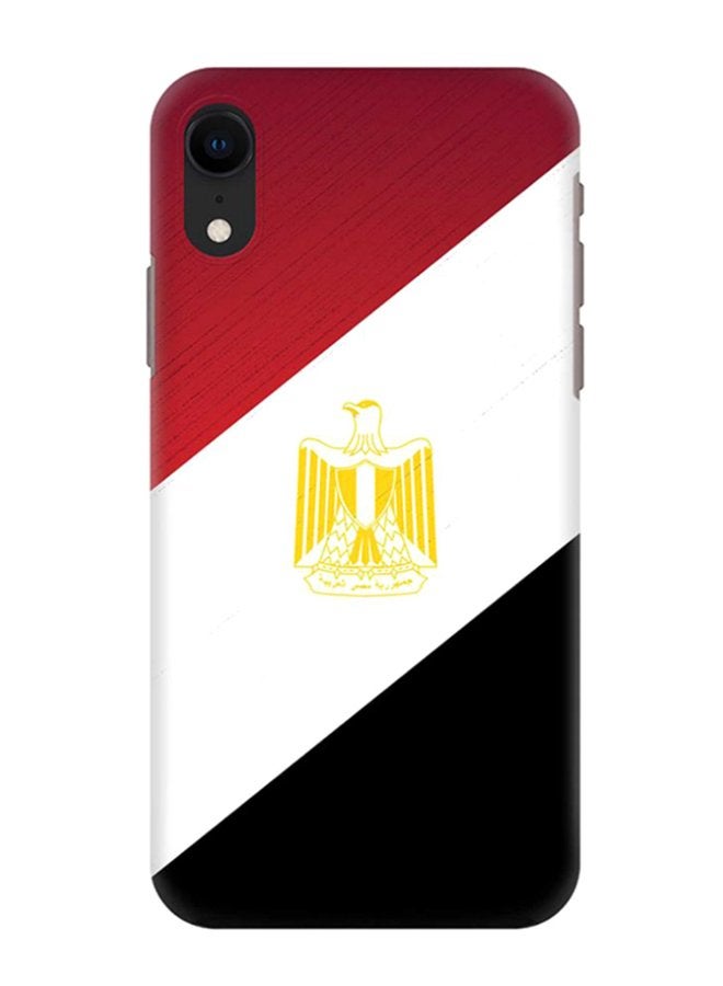Flag Of Egypt Printed Protective Case Cover For Apple iPhone XR Multicolour