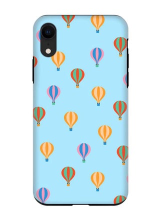 Hot Balloons Printed Protective Case Cover For Apple iPhone XR Multicolour - v1602489462/N18721852A_1