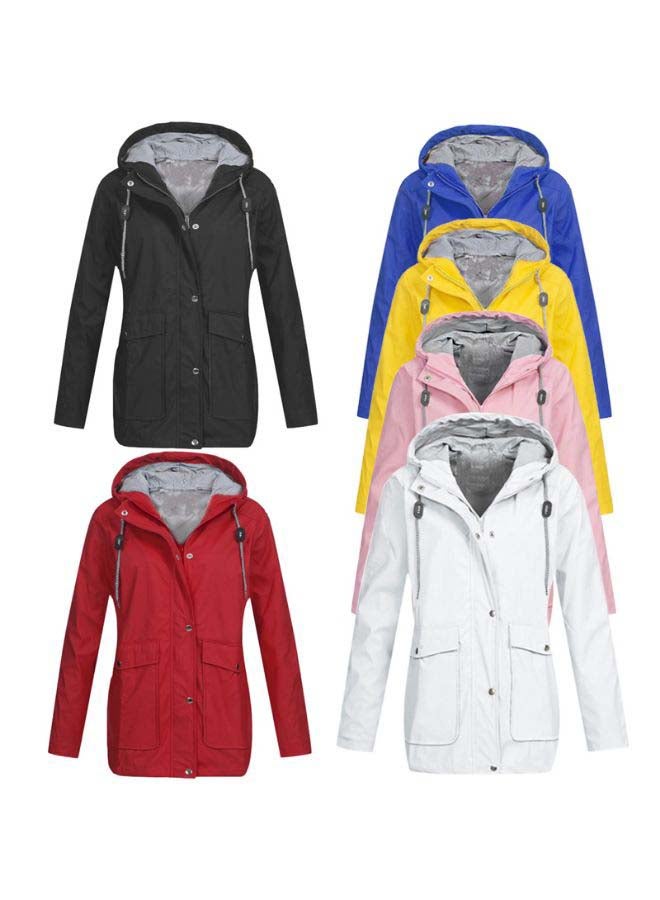 Generic - Long Sleeves Waterproof Outerwear Jacket Red - Image 1