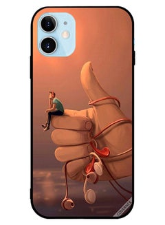 Protective Case Cover For Apple iPhone 12 Keep It Up Listening Music