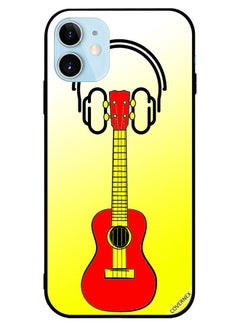 Protective Case Cover For Apple iPhone 12 Guitar With Headphone