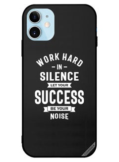 Protective Case Cover For Apple iPhone 12 Black/White