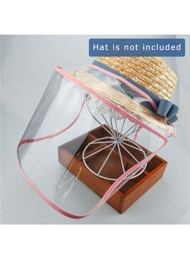 Protective Face Shield Pink/Clear  - Image 3