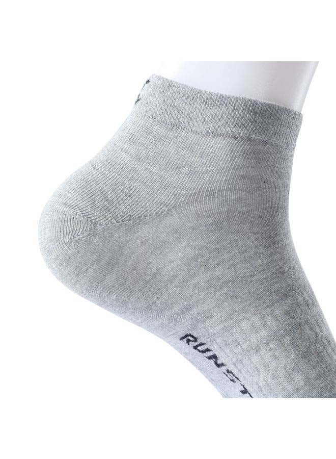 Generic 12 Pairs Of Solid Ankle Length Socks White  - Image 3