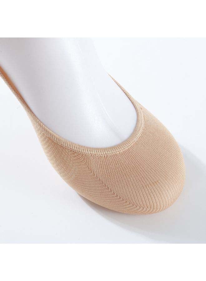 6 Pair Of Solid No Show Socks Grey - Image 3